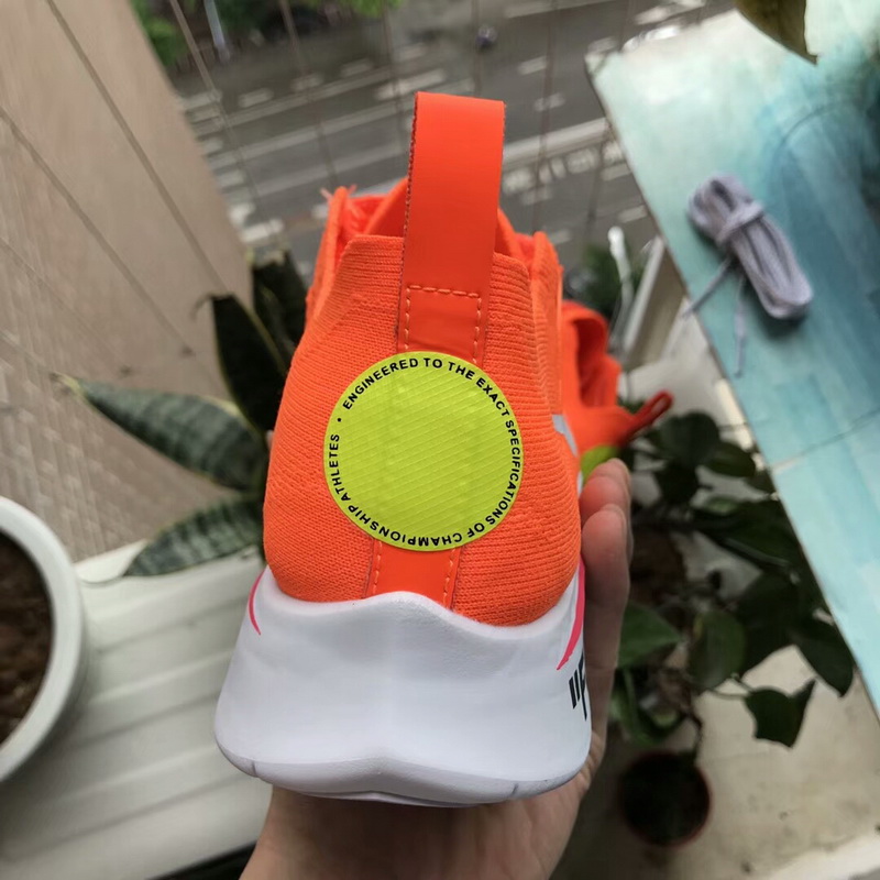 Off-White x Nike Zoom Fly Mercurial Flyknit Orange(98% Authentic quality)